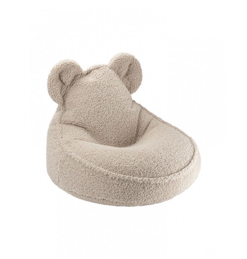 Pouf en teddy Ours Biscuit...