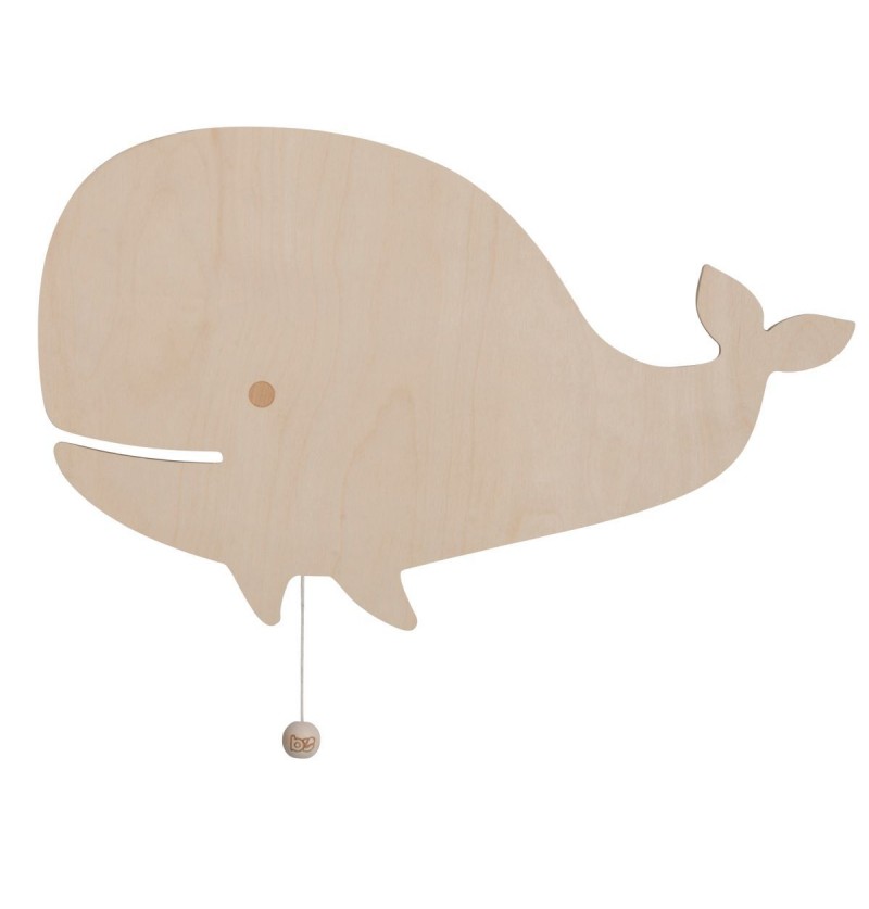 Applique murale baleine...