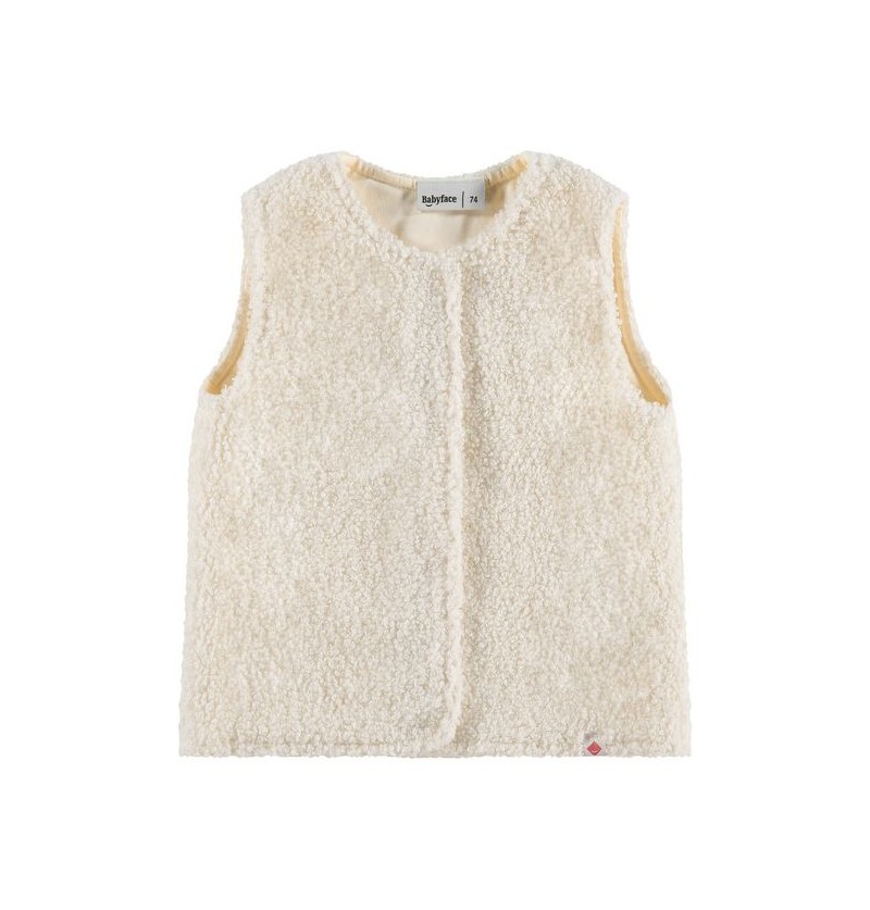 Gilet sans manches en teddy...