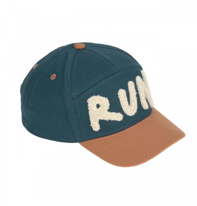 Casquette Run Brown & Blue...