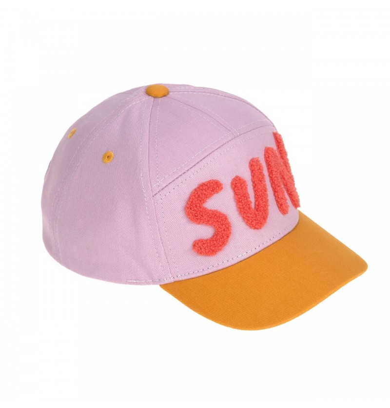 Casquette Sun, Gold & Lilac...