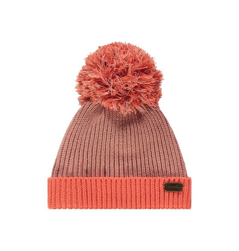 Bonnet en tricot Dusty pink...