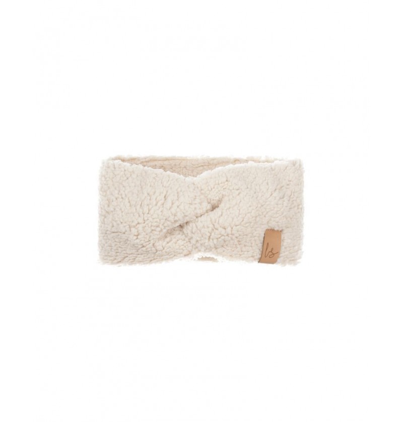 Bandeau teddy beige...