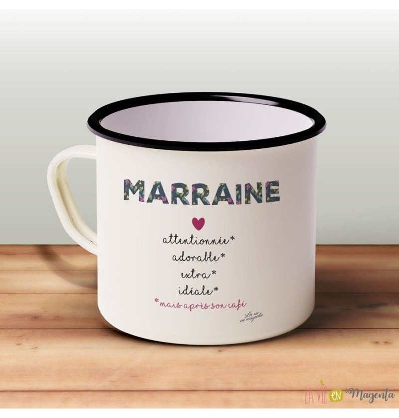 Mug "Marraine" La vie en...