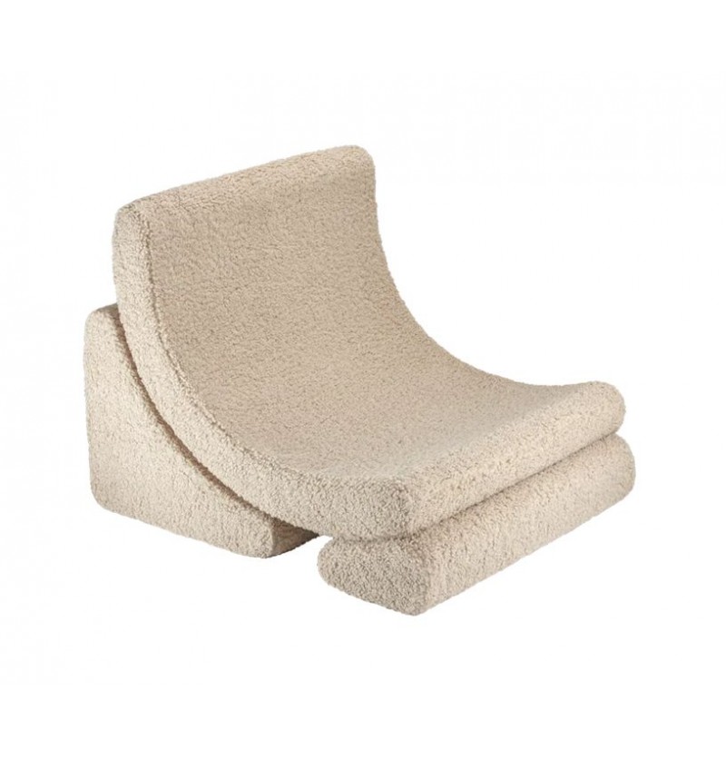 Fauteuil en teddy Lune...