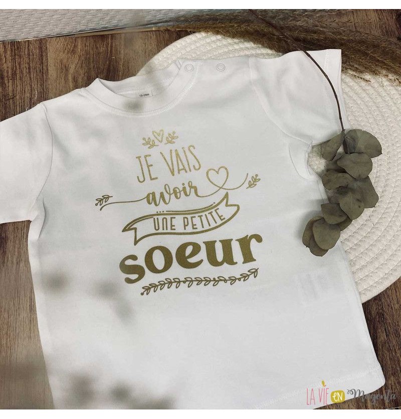 T-shirt Je vais avoir une...