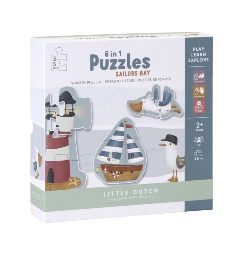 Boite de 6 puzzles sailors...