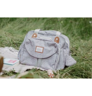 Sac a langer gris et marron hot sale